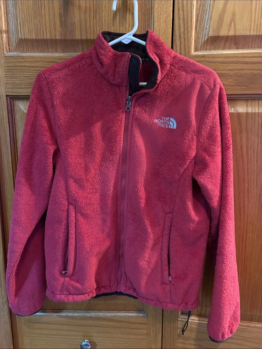 The North Face Red Fleece Full-Zip Jacket